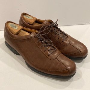 Timberland Men's Lace Up Leather Brown Shoe Size 10/10.5